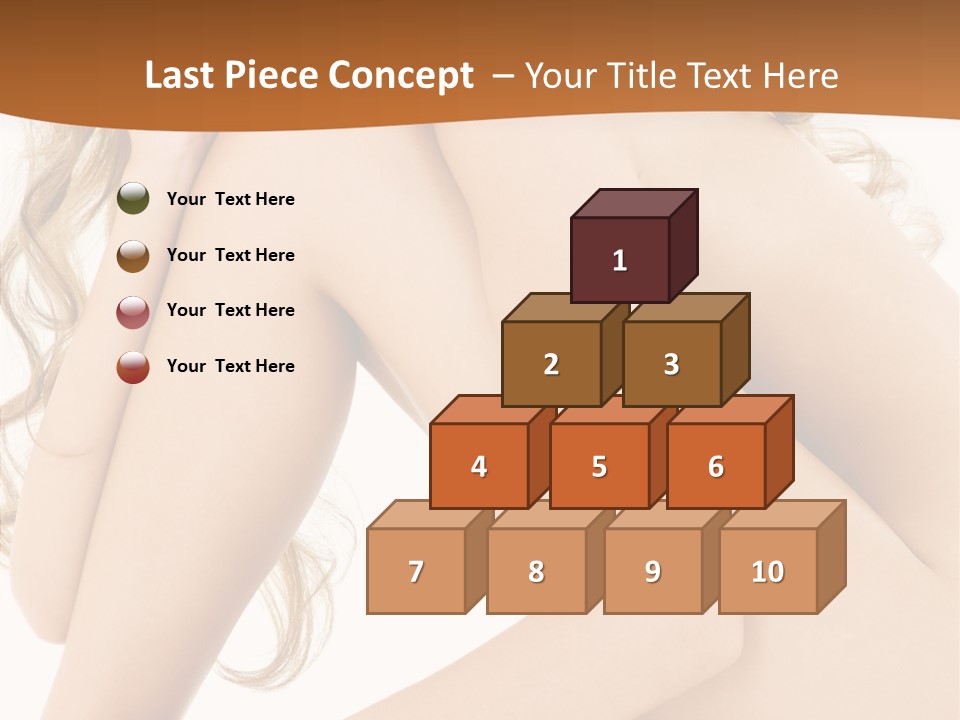 Legs Bodyscape White PowerPoint Template
