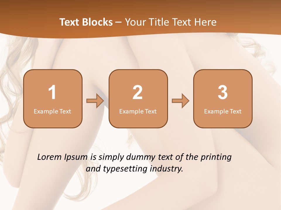 Legs Bodyscape White PowerPoint Template