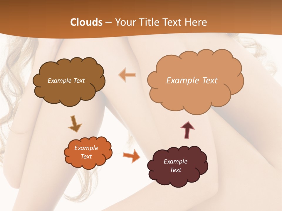 Legs Bodyscape White PowerPoint Template