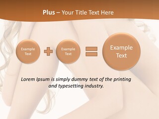 Legs Bodyscape White PowerPoint Template