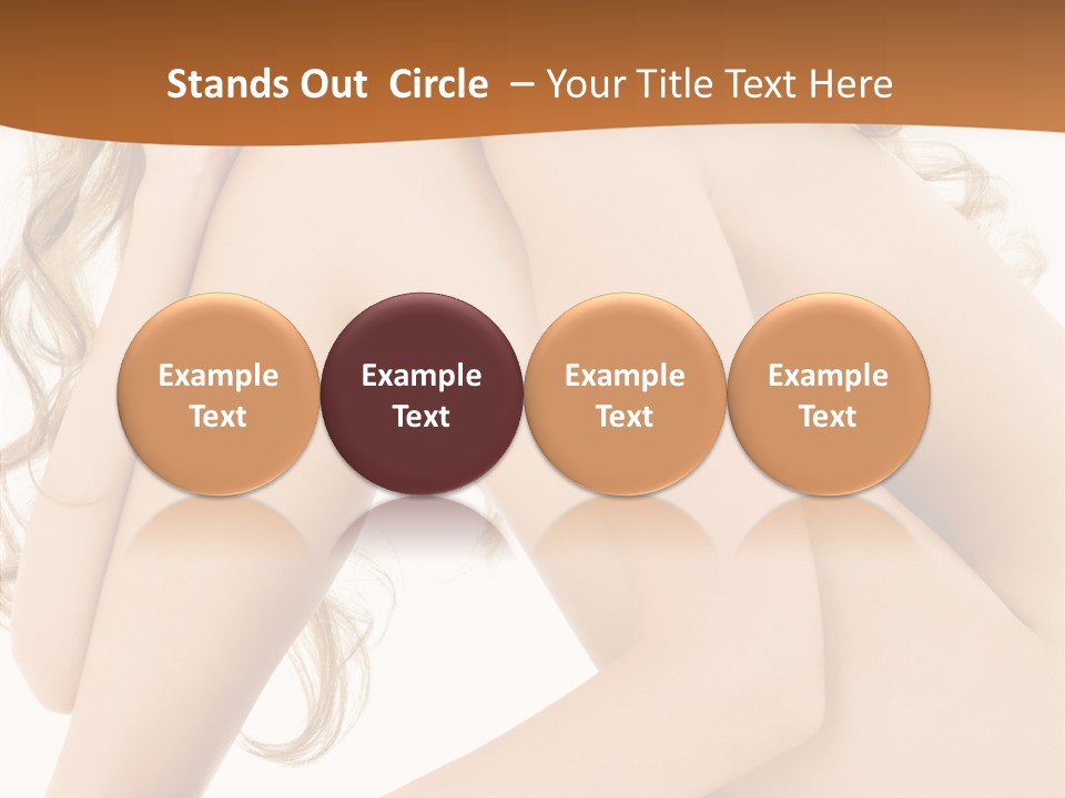 Legs Bodyscape White PowerPoint Template
