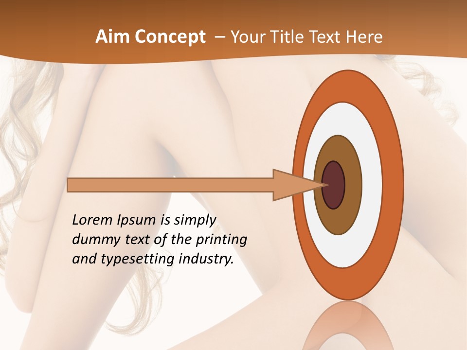 Legs Bodyscape White PowerPoint Template