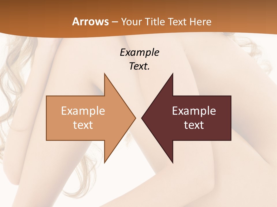 Legs Bodyscape White PowerPoint Template