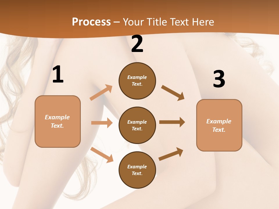 Legs Bodyscape White PowerPoint Template