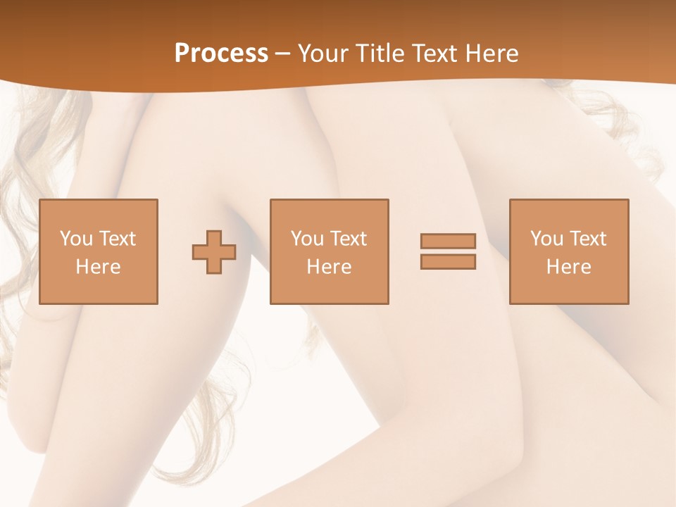 Legs Bodyscape White PowerPoint Template
