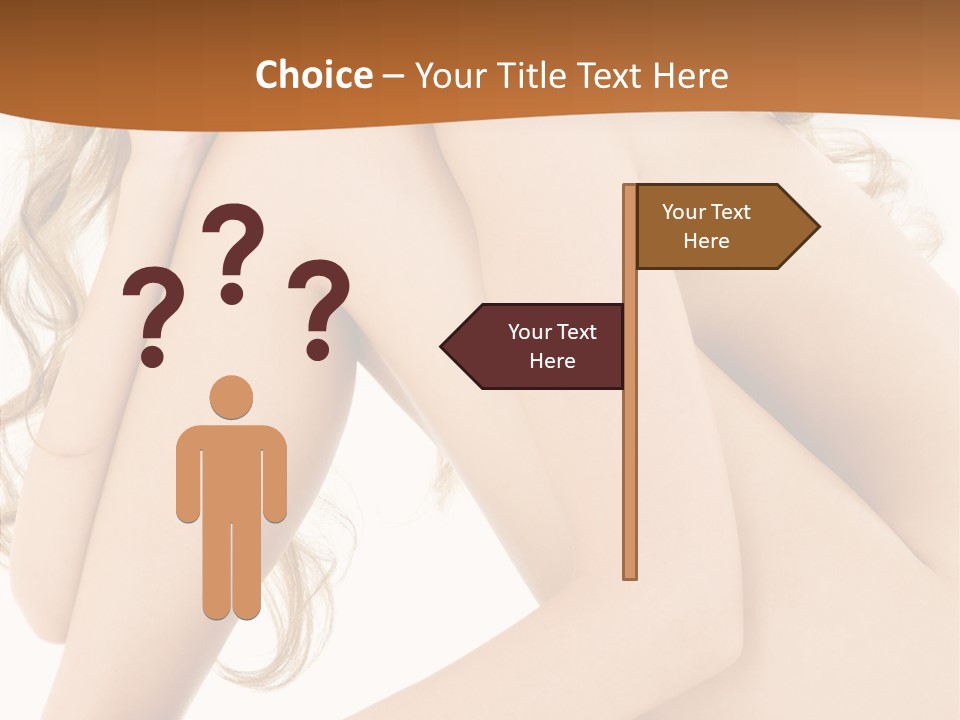 Legs Bodyscape White PowerPoint Template
