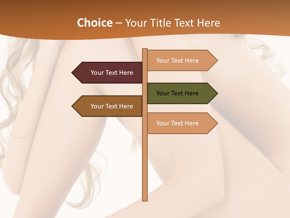 Legs Bodyscape White PowerPoint Template