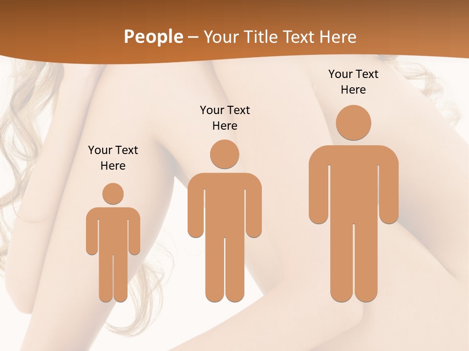 Legs Bodyscape White PowerPoint Template