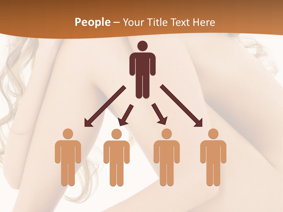 Legs Bodyscape White PowerPoint Template
