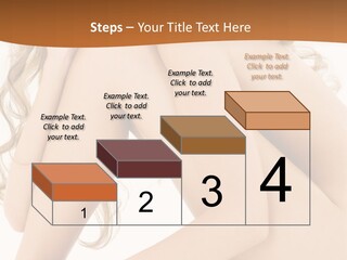 Legs Bodyscape White PowerPoint Template