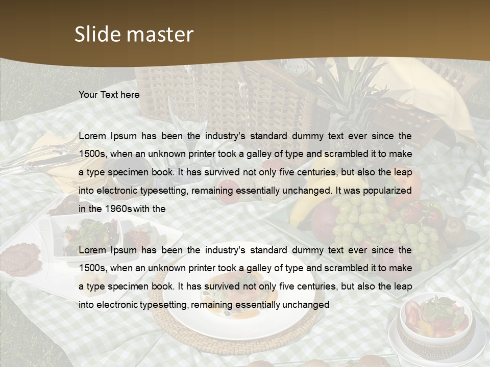 Wine Beverage Wineglass PowerPoint Template