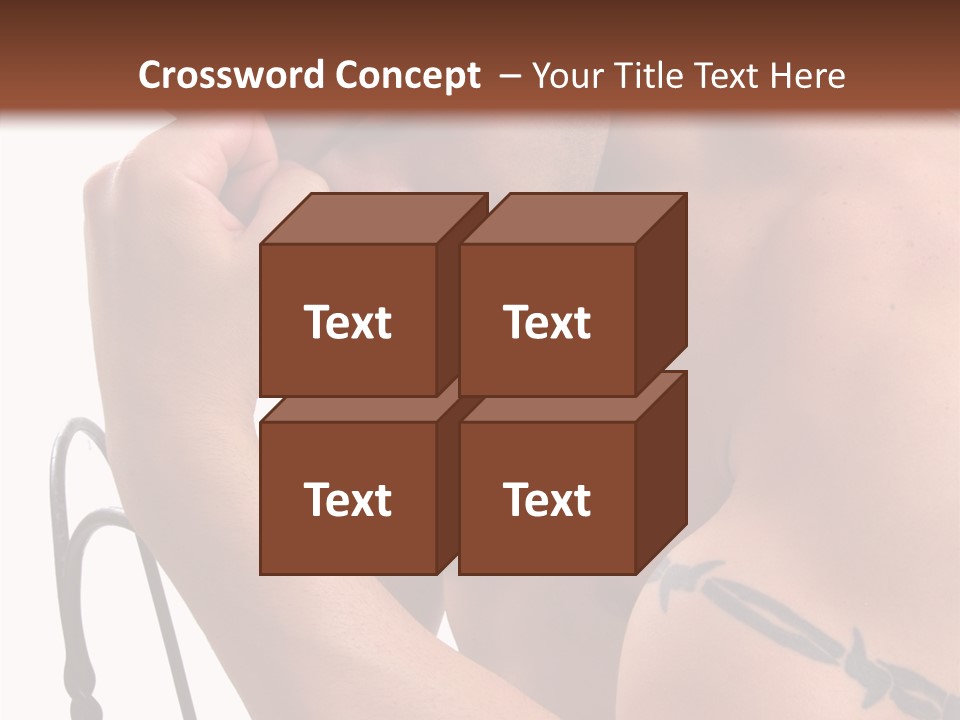 Muscular Arm Pecs PowerPoint Template