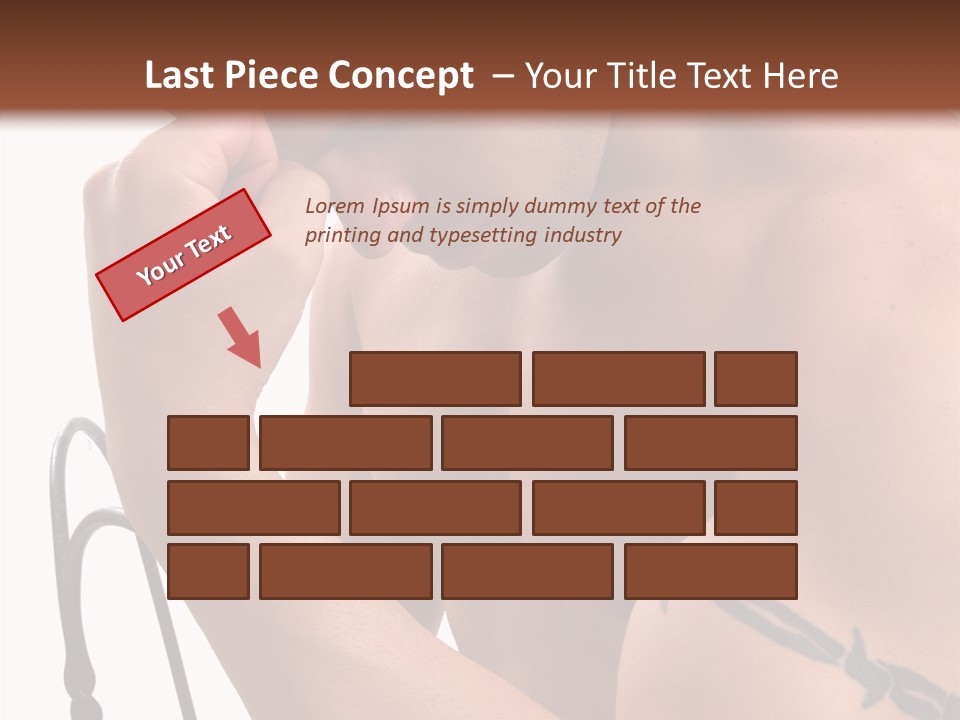 Muscular Arm Pecs PowerPoint Template