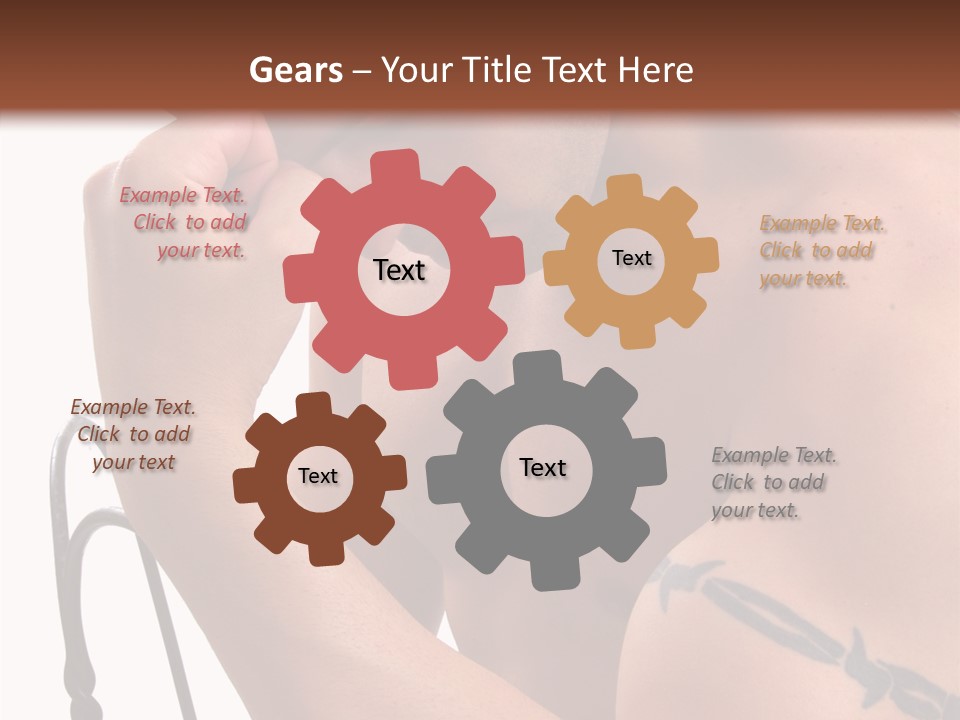 Muscular Arm Pecs PowerPoint Template