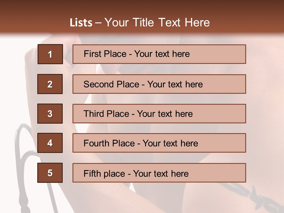 Muscular Arm Pecs PowerPoint Template
