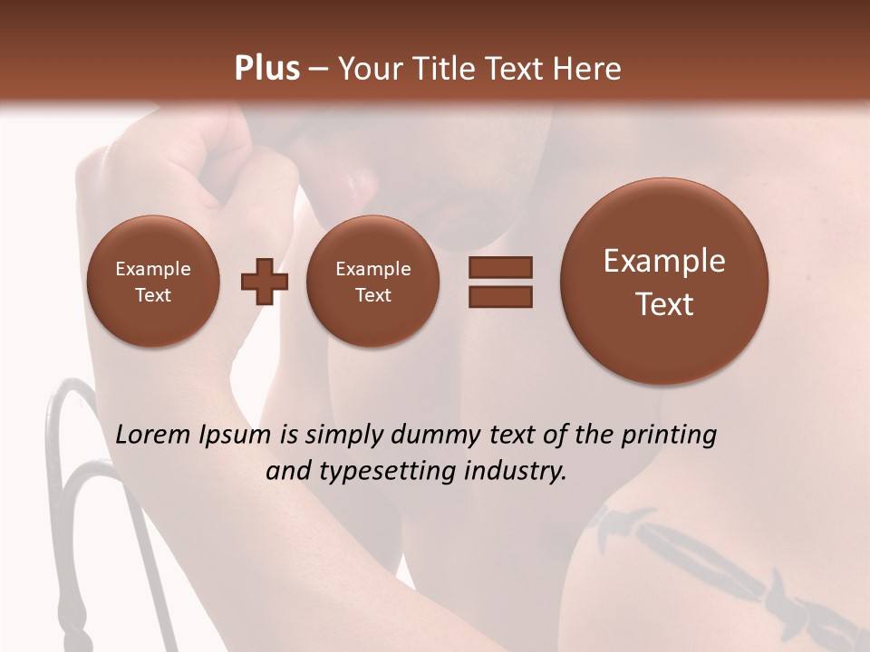 Muscular Arm Pecs PowerPoint Template