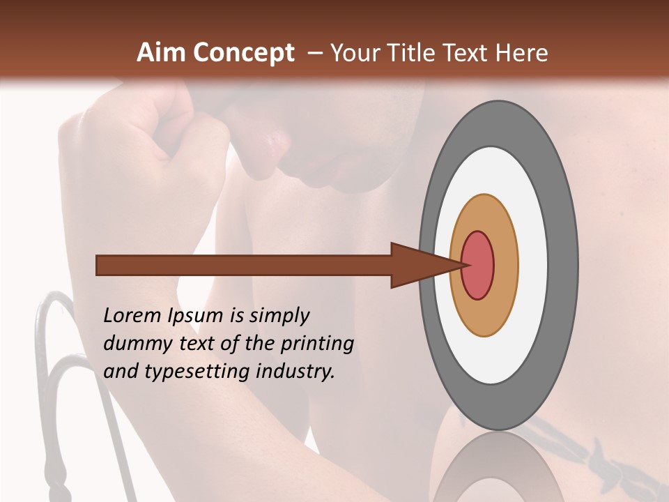 Muscular Arm Pecs PowerPoint Template