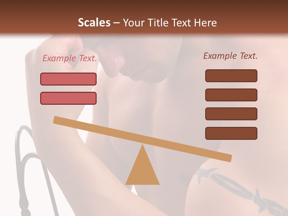 Muscular Arm Pecs PowerPoint Template