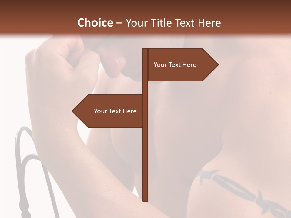 Muscular Arm Pecs PowerPoint Template