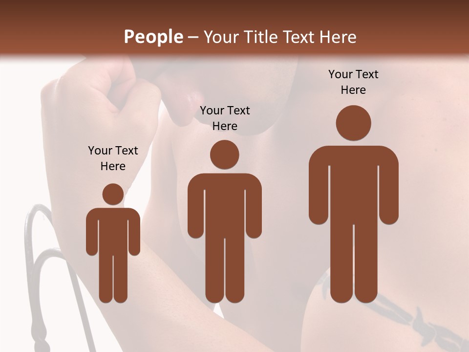 Muscular Arm Pecs PowerPoint Template