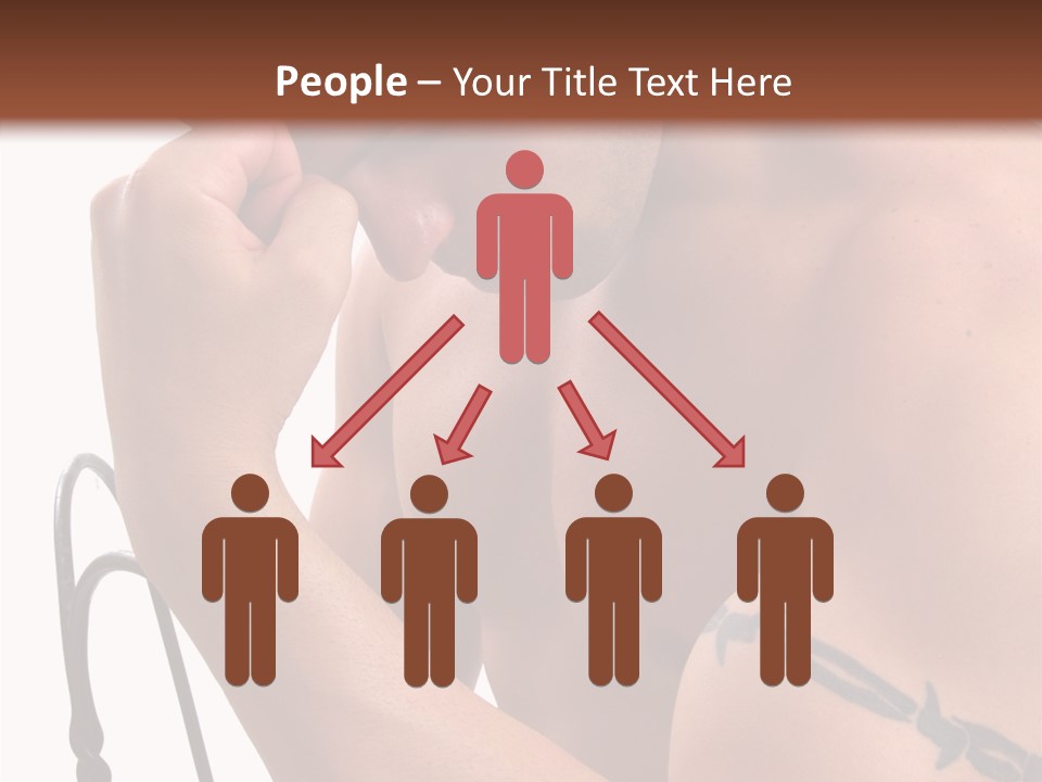 Muscular Arm Pecs PowerPoint Template