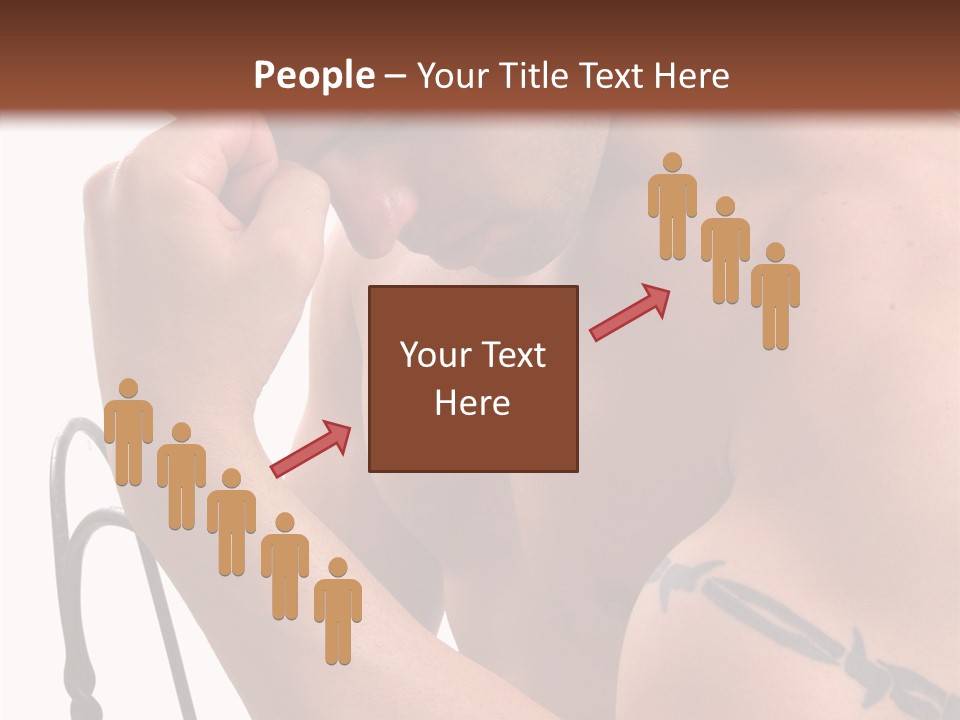 Muscular Arm Pecs PowerPoint Template