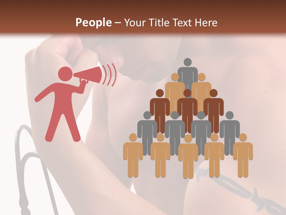 Muscular Arm Pecs PowerPoint Template