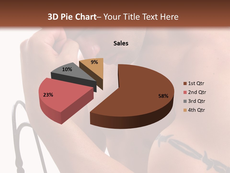 Muscular Arm Pecs PowerPoint Template