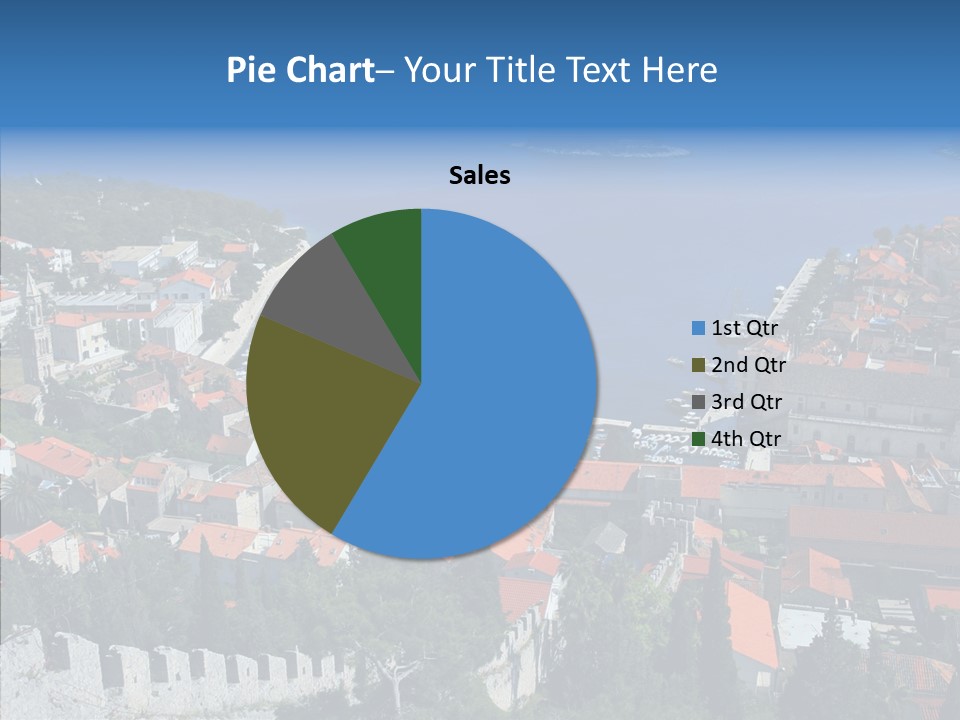 Panorama Trip Navy PowerPoint Template