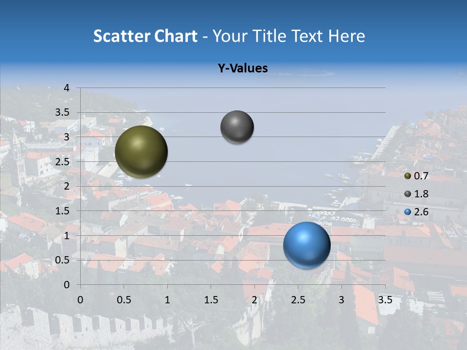 Panorama Trip Navy PowerPoint Template