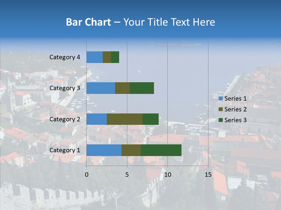 Panorama Trip Navy PowerPoint Template