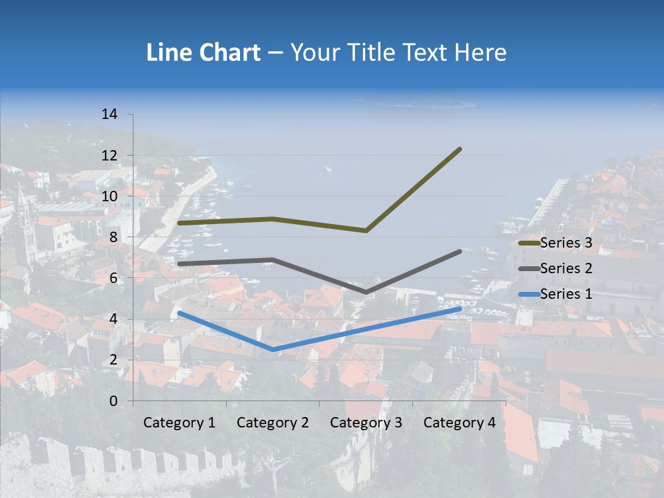 Panorama Trip Navy PowerPoint Template
