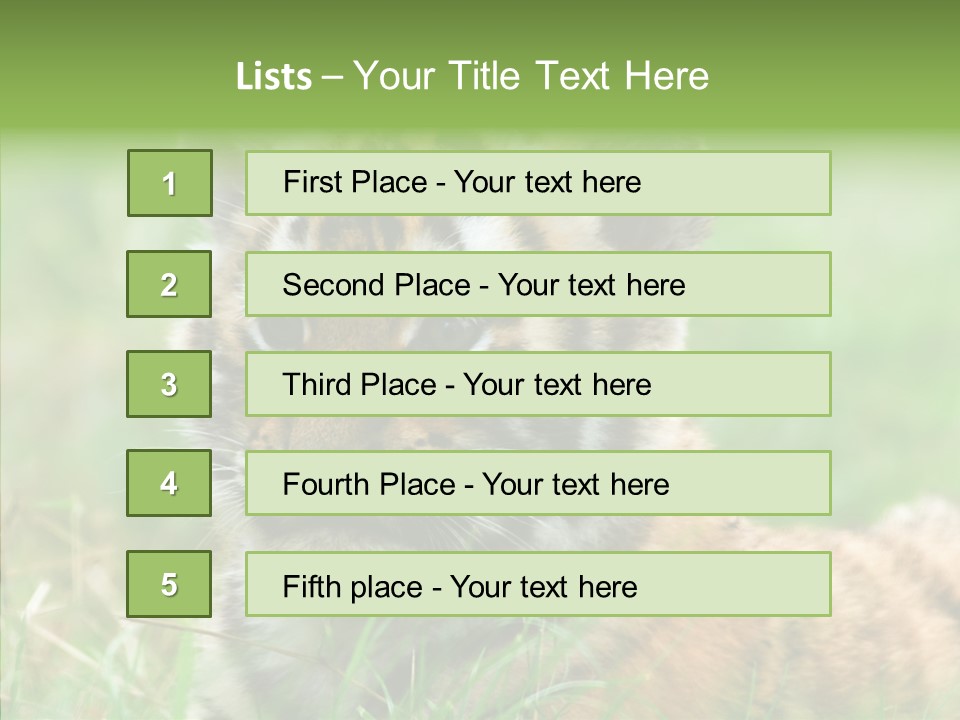 Tigris Nature White PowerPoint Template
