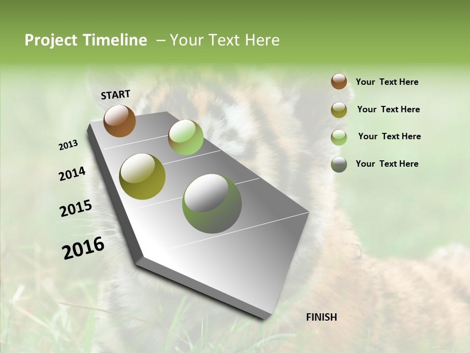 Tigris Nature White PowerPoint Template