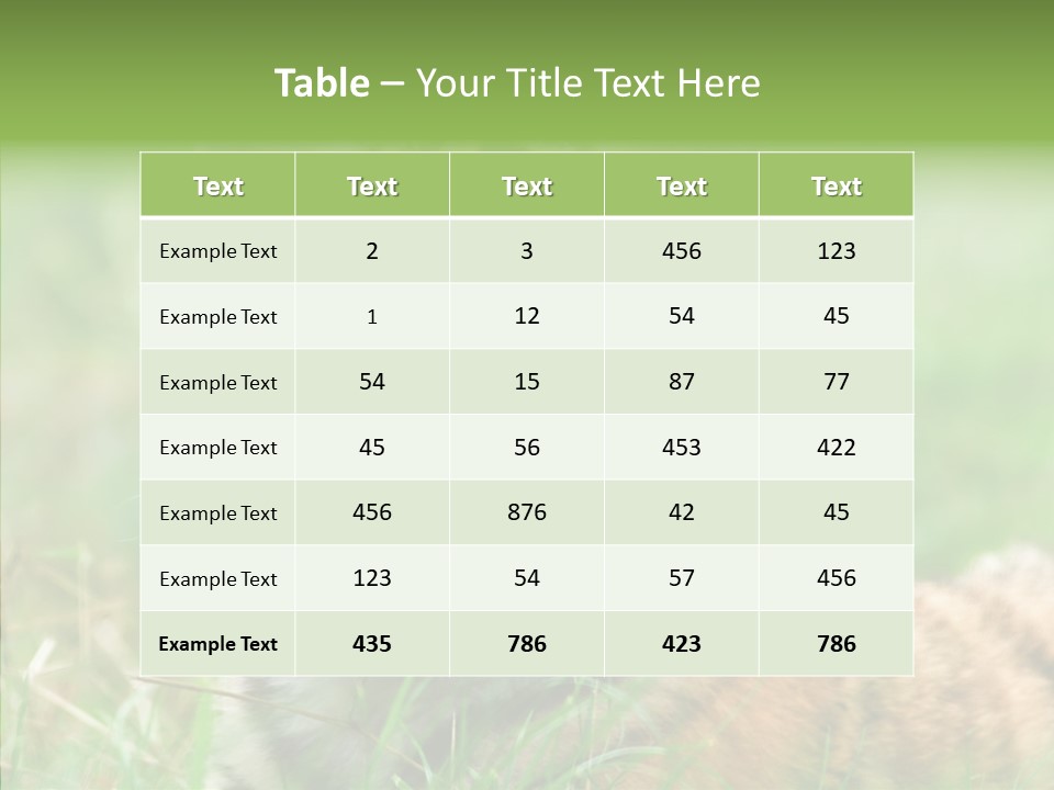 Tigris Nature White PowerPoint Template