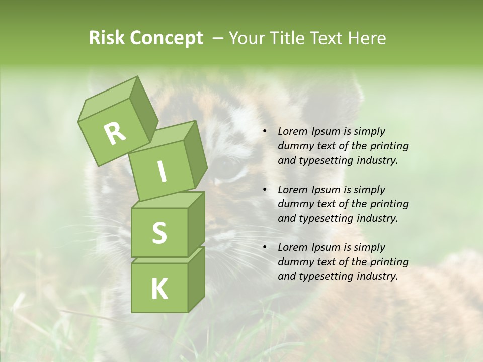 Tigris Nature White PowerPoint Template