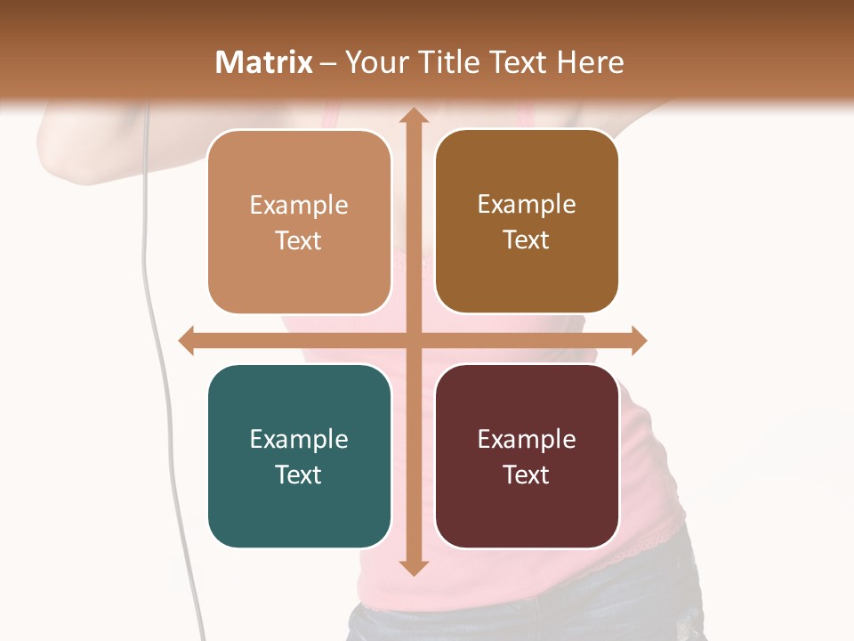 Woman Rock Beauty PowerPoint Template