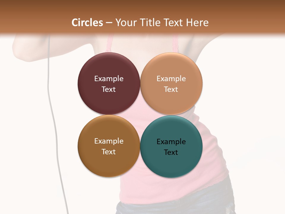 Woman Rock Beauty PowerPoint Template