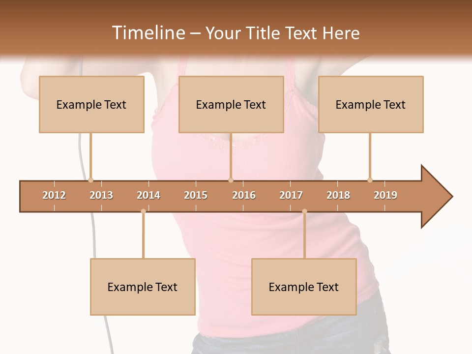 Woman Rock Beauty PowerPoint Template