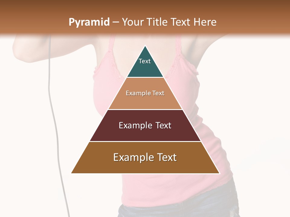 Woman Rock Beauty PowerPoint Template