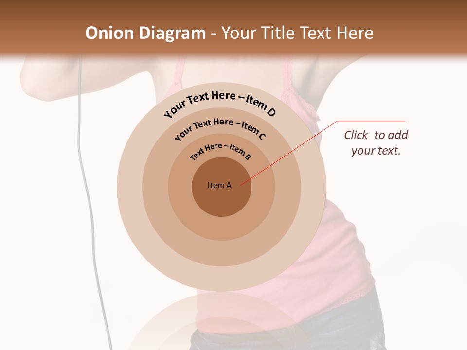 Woman Rock Beauty PowerPoint Template