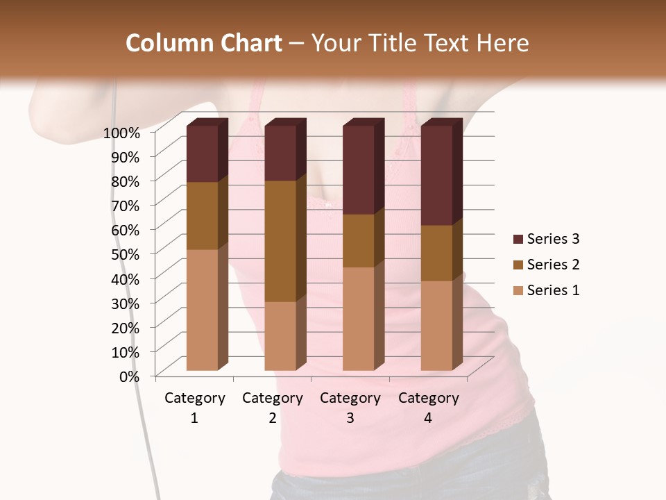 Woman Rock Beauty PowerPoint Template