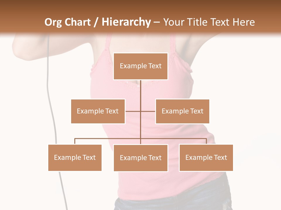 Woman Rock Beauty PowerPoint Template