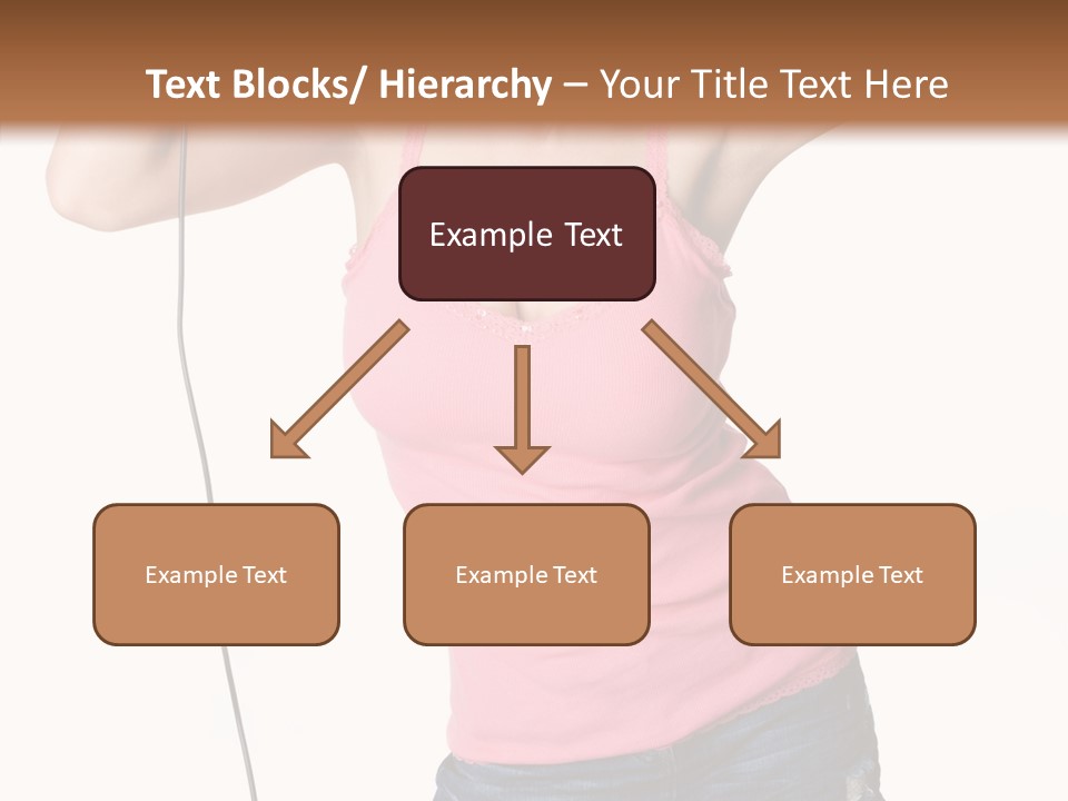 Woman Rock Beauty PowerPoint Template