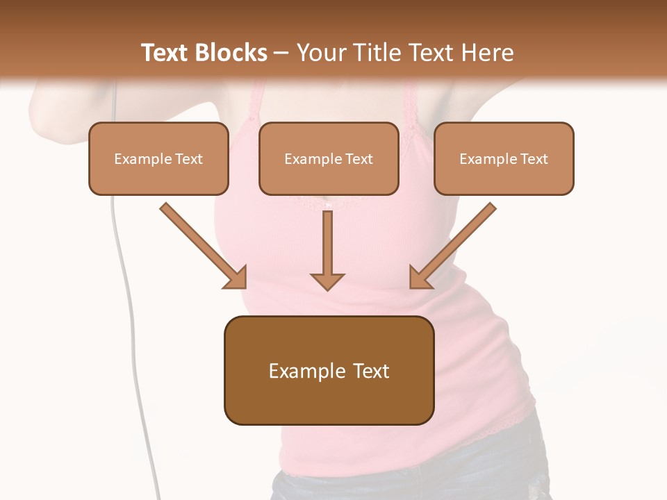 Woman Rock Beauty PowerPoint Template