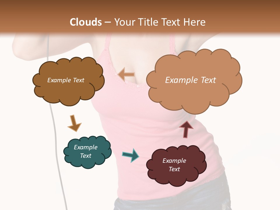 Woman Rock Beauty PowerPoint Template