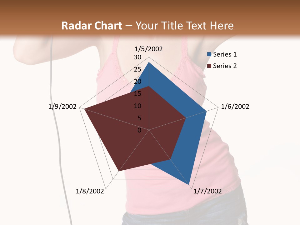 Woman Rock Beauty PowerPoint Template