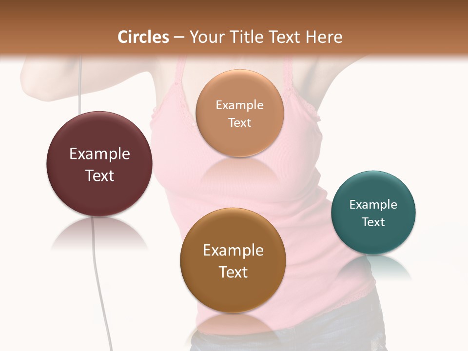 Woman Rock Beauty PowerPoint Template