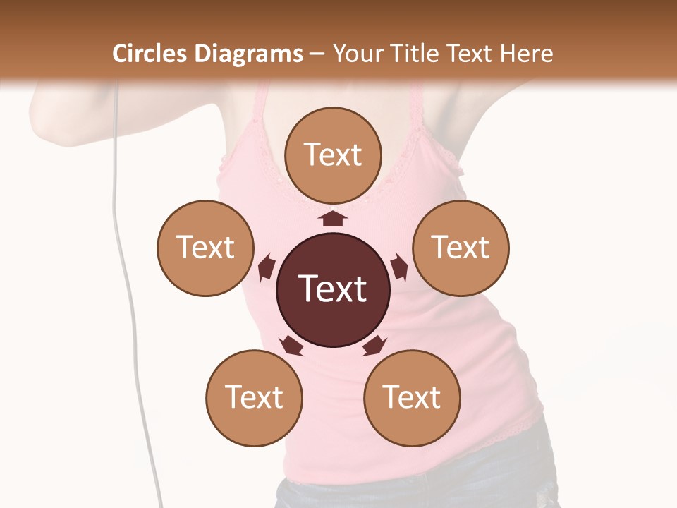 Woman Rock Beauty PowerPoint Template