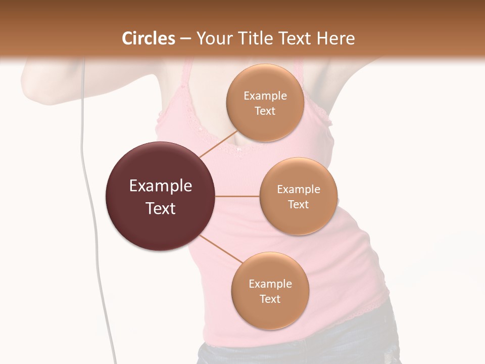 Woman Rock Beauty PowerPoint Template